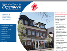 Tablet Screenshot of fleischerei-erpenbeck-glandorf.de